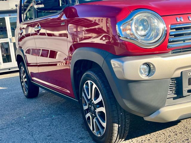 ハスラー ＪスタイルＩＩターボ　社外ナビ　フルセグテレビ　ターボ　衝突軽減　パドルシフト　コンビシート　クルコン　スマートキー　ＨＩＤヘッドライト　フォグ　シートヒーター　アイストップ　純正アルミ（6枚目）