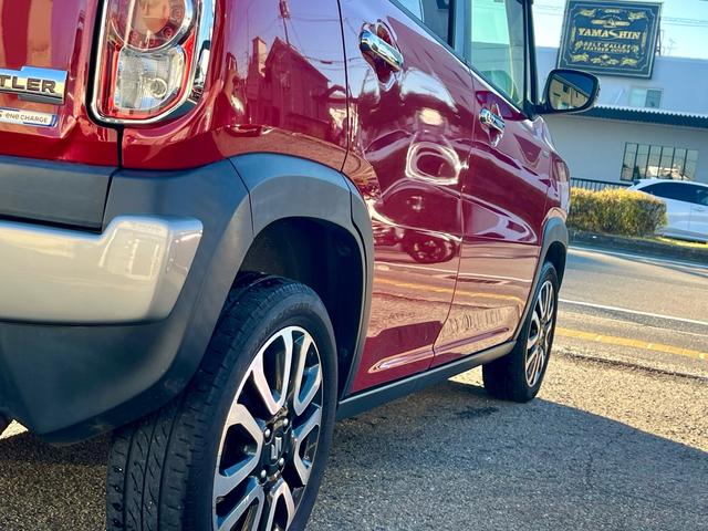 ハスラー ＪスタイルＩＩターボ　社外ナビ　フルセグテレビ　ターボ　衝突軽減　パドルシフト　コンビシート　クルコン　スマートキー　ＨＩＤヘッドライト　フォグ　シートヒーター　アイストップ　純正アルミ（7枚目）