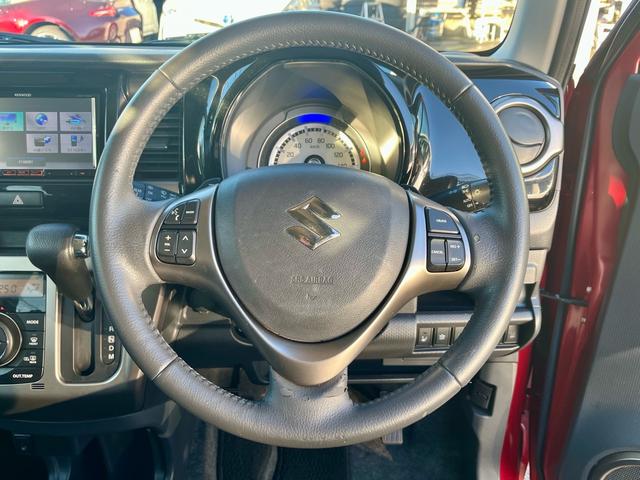 ハスラー ＪスタイルＩＩターボ　社外ナビ　フルセグテレビ　ターボ　衝突軽減　パドルシフト　コンビシート　クルコン　スマートキー　ＨＩＤヘッドライト　フォグ　シートヒーター　アイストップ　純正アルミ（20枚目）