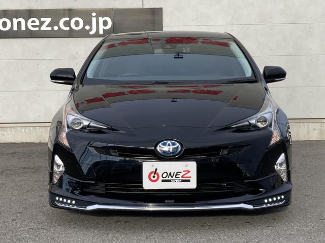 プリウス Ｓセーフティプラス　モデリスタエアロ・社外１９インチアルミ・ＨＫＳ車高調・ｉ－Ｓｈｉｆｔｅｒ・レーダークルーズコントロール・セーフティセンス・ＬＥＤヘッドライト・オートハイビーム・社外ナビ・ドラレコ前後・ＥＴＣ（4枚目）