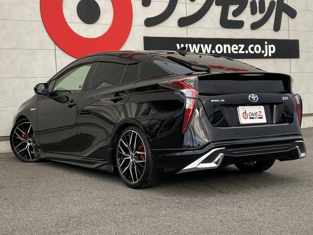 プリウス Ｓセーフティプラス　モデリスタエアロ・社外１９インチアルミ・ＨＫＳ車高調・ｉ－Ｓｈｉｆｔｅｒ・レーダークルーズコントロール・セーフティセンス・ＬＥＤヘッドライト・オートハイビーム・社外ナビ・ドラレコ前後・ＥＴＣ（14枚目）