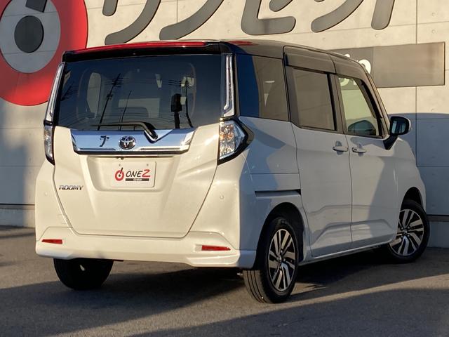 ルーミー カスタムＧ　オプション２トーンカラー・純正９インチナビ・両側パワースライドドア・ＬＥＤヘッドライト・アダプティブクルーズコントロール・電動パーキングブレーキ・前席シートヒーター・ドラレコ前後・バックモニター・ＥＴ（16枚目）