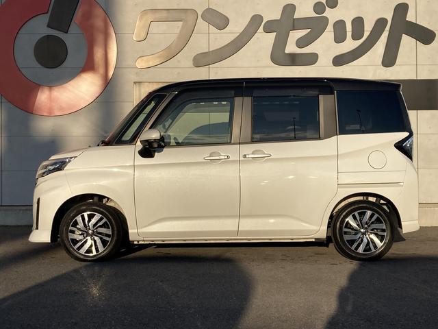 ルーミー カスタムＧ　オプション２トーンカラー・純正９インチナビ・両側パワースライドドア・ＬＥＤヘッドライト・アダプティブクルーズコントロール・電動パーキングブレーキ・前席シートヒーター・ドラレコ前後・バックモニター・ＥＴ（19枚目）