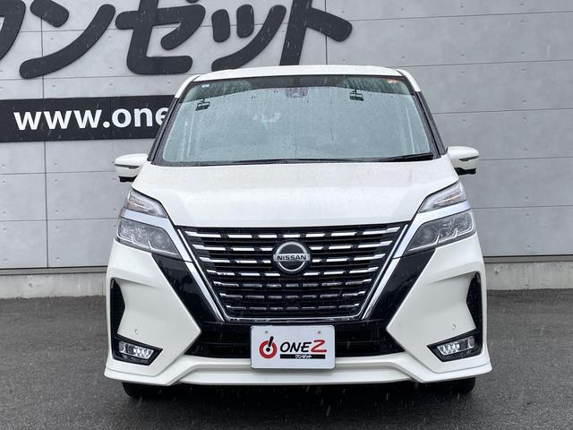セレナ ハイウェイスターＶ　プロパイロット・純正１０インチナビ・純正フリップダウンモニター・オプションパートナーコンビ防水シート・両側パワースライド・セーフティパックＢ・電動パーキングブレーキ・アラウンドビューモニター・ドラレコ（4枚目）