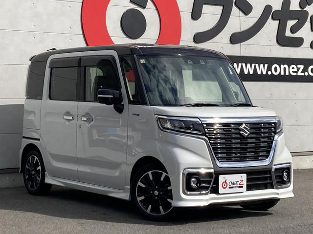 スペーシアカスタム ハイブリッドXS オプション2トーンルーフ・全方位モニター・ヘッドアップディスプレイ・純正8インチナビ・デュアルカメラブレーキサポート・両側パワースライドドア・アダプティブクルーズコントロール・LEDヘッドライト・ET(2枚目)