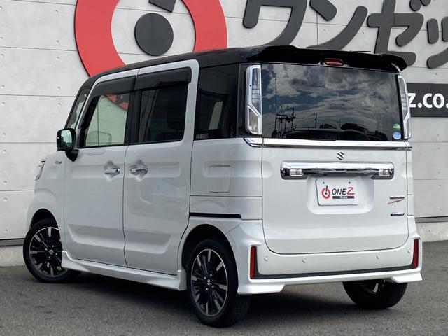 スペーシアカスタム ハイブリッドXS オプション2トーンルーフ・全方位モニター・ヘッドアップディスプレイ・純正8インチナビ・デュアルカメラブレーキサポート・両側パワースライドドア・アダプティブクルーズコントロール・LEDヘッドライト・ET(14枚目)