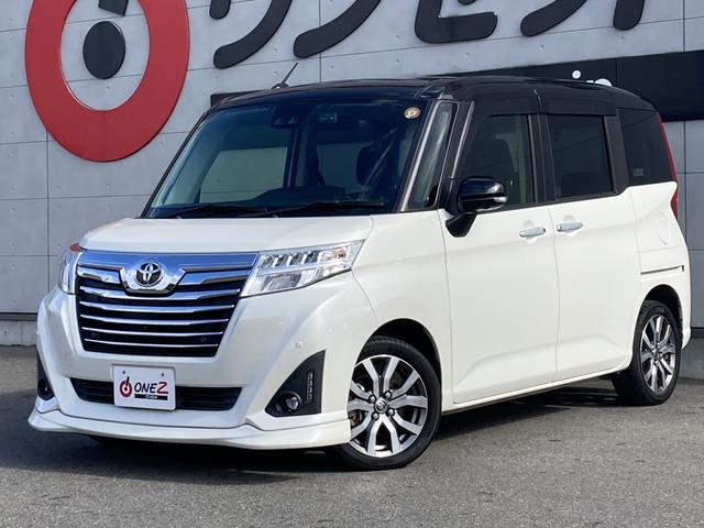 ルーミー カスタムG-T ターボ・オプション2トーンルーフ・パノラミックビューモニター・純正9インチナビ・クルーズコントロール・両側パワースライドドア・前席シートヒーター・LEDヘッドライト・ドラレコ前後・ETC・スマートアシ(3枚目)