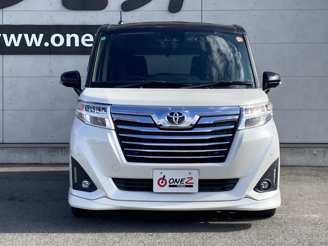 ルーミー カスタムG-T ターボ・オプション2トーンルーフ・パノラミックビューモニター・純正9インチナビ・クルーズコントロール・両側パワースライドドア・前席シートヒーター・LEDヘッドライト・ドラレコ前後・ETC・スマートアシ(4枚目)