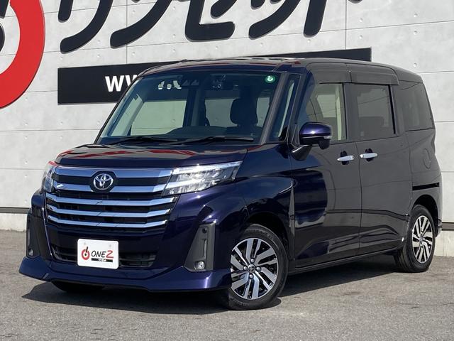 ルーミー カスタムG オプションカラー・純正9インチナビ・アダプティブクルーズコントロール・両側パワースライドドア・LEDヘッドライト・電動パーキングブレーキ・オートブレーキホールド・ドラレコ前後・バックモニター・HDMI(3枚目)