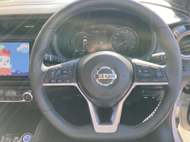 キックス Ｘ　オプション２トーンカラー・純正９インチナビ・プロパイロット・アラウンドビューモニター・エマージェンシーブレーキ・前席シートヒーター・ハンドルヒーター・純正インナーミラー・合皮シート・ドラレコ・ＥＴＣ（37枚目）