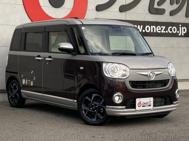 ムーヴキャンバス Gメイクアップリミテッド SAIII オプションストライプカラー・パノラマモニター・純正8インチナビ・両側パワースライドドア・LEDヘッドライト・運転席シートヒーター・スマートアシスト3・USB・HDMIソケット・ドラレコ・ETC・プッシ(2枚目)