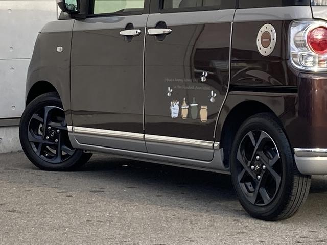 ムーヴキャンバス Gメイクアップリミテッド SAIII オプションストライプカラー・パノラマモニター・純正8インチナビ・両側パワースライドドア・LEDヘッドライト・運転席シートヒーター・スマートアシスト3・USB・HDMIソケット・ドラレコ・ETC・プッシ(15枚目)