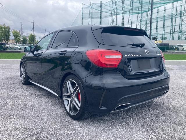 Ａ４５　ＡＭＧ　４マチック　黒本革シート　パワーシート　シートヒーター　アルミホイール　純正ナビ　フルセグ　Ｂｌｕｅｔｏｏｔｈ　バックカメラ　ＥＴＣ　クルーズコントロール　ディスチャージヘッドライト　オートライト　パドルシフト(8枚目)