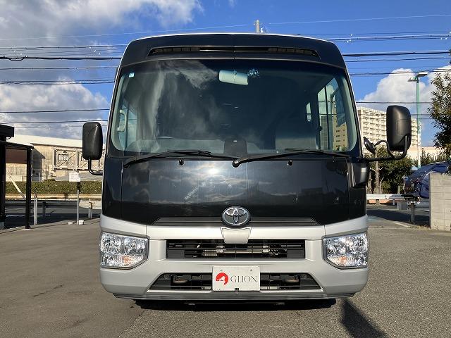 コースター ・２９人乗・ＧＸ・プリクラ・自動ドア・ＡＴ・オートステップ　・車検付　Ｒ７年１０月・リクライニングシート・カーナビ（フルセグ）・バックカメラ・ドラレコ前後（ＳＤ欠）・左電格ミラー・レーンアシスト・ライトレベライザー（2枚目）