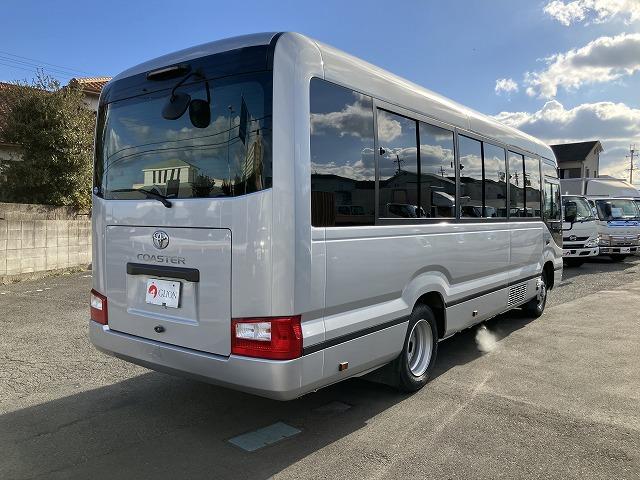 コースター ・２９人乗・ＧＸ・プリクラ・自動ドア・ＡＴ・オートステップ　・車検付　Ｒ７年１０月・リクライニングシート・カーナビ（フルセグ）・バックカメラ・ドラレコ前後（ＳＤ欠）・左電格ミラー・レーンアシスト・ライトレベライザー（8枚目）