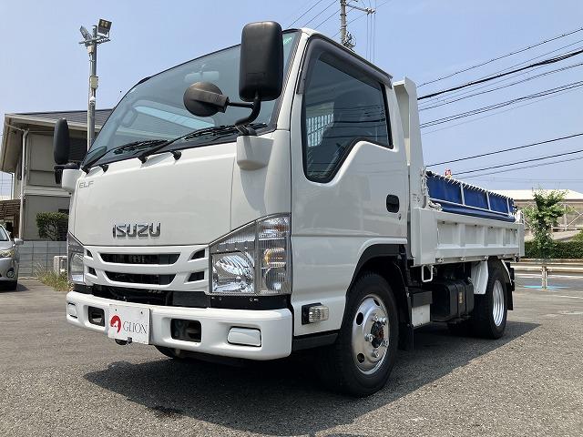 エルフトラック ４ＷＤ・２ｔ積・５ＭＴ・全低床ダンプ・中間ピン付　中間ピン　コボレーン　ＥＴＣ　左電格ミラー　アイドルアップ　左電格ミラー　坂道発進補助装置　ライトレベライザー　ドアバイザー　キーレス（9枚目）