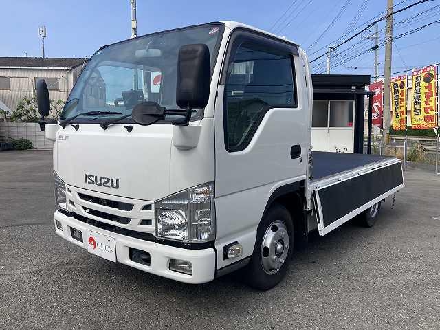 エルフトラック ２ｔ積・平ボディ・５ｔ未満・ＡＴ　・２ｔ積・平ボディ・５ｔ未満・ＡＴ・左電格ミラー・外品ナビ・アイドリングストップ・フォグ・ライトレベライザー・ＥＴＣ・ゲートチェーン・キーレス・荷台内寸　Ｌ３１２７　Ｗ１６２１　Ｈ３５０（9枚目）