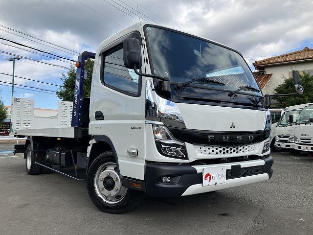 キャンター ３．２ｔ積・積載車・フラトップＺＥＲＯ・車検付・ＡＴプリクラ　３．２ｔ積・積載車・フラトップＺＥＲＯ・極東開発ＪＮ０２－４５・車検付・ＡＴ・プリクラ・ラジコン・ウィンチ・電格ミラー・ＬＥＤヘッドライトＥＴＣ・作業灯・保証書・取説・荷台内寸　Ｌ５７００　Ｗ２０７０（3枚目）
