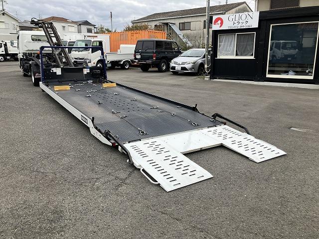 キャンター 3.65t積・積載車・フラトップ・オートマ・ラジコン 3.65t積・積載車・極東製フラトップZERO・JN02-45・オートマ・ラジコン・衝突軽減ブレーキ・車線逸脱警報装置・左電格ミラー・フォグランプ・LEDヘッドランプ・リア電動ゲート・ウィンチ(12枚目)