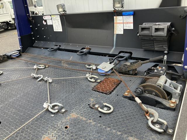 キャンター 3.65t積・積載車・フラトップ・オートマ・ラジコン 3.65t積・積載車・極東製フラトップZERO・JN02-45・オートマ・ラジコン・衝突軽減ブレーキ・車線逸脱警報装置・左電格ミラー・フォグランプ・LEDヘッドランプ・リア電動ゲート・ウィンチ(45枚目)