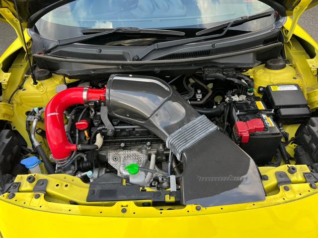 スイフトスポーツ ベースグレード　モンスタースポーツＰＲＯショップ限定コンプリートカーモンスターＭＳ＋Ｋ２００Ｘ＋専用フルレンジＥＣＵ＋Ｓｐ－Ｘデュアルスポーツマフラー＋ＰＦＸ４００インテークキット　ＤＥＦＩ３連メータＡＴＳＬＳＤ（18枚目）