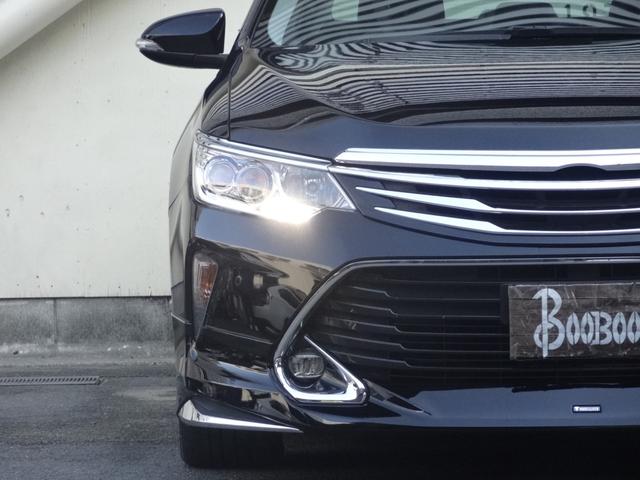 カムリ ハイブリッド Gパッケージ・プレミアムブラック サンルーフ モデリスタエアロ ハーフレザー クルコン 運転席パワーシート 純正SDナビ スマートキー 障害物センサー Pスタート 純正AW 革巻コンビハンドル バックカメラ Bluetooth(8枚目)