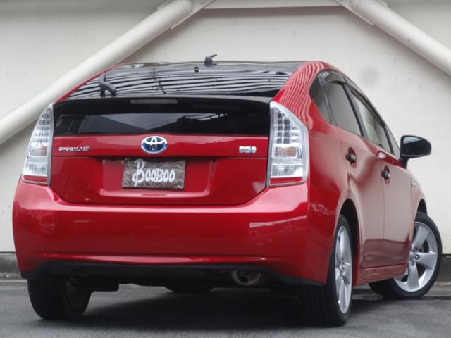 プリウス Sツーリングセレクション プッシュスタート ルーフ・ドアノブ・ミラーブラック塗装 ツーリングAW ETC 純正SDナビ バックカメラ LED Fフォグ ステアリングリモコン CD ワンセグ オートライト オートエアコン(2枚目)