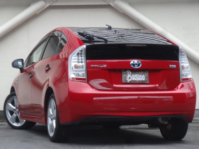 プリウス Sツーリングセレクション プッシュスタート ルーフ・ドアノブ・ミラーブラック塗装 ツーリングAW ETC 純正SDナビ バックカメラ LED Fフォグ ステアリングリモコン CD ワンセグ オートライト オートエアコン(5枚目)