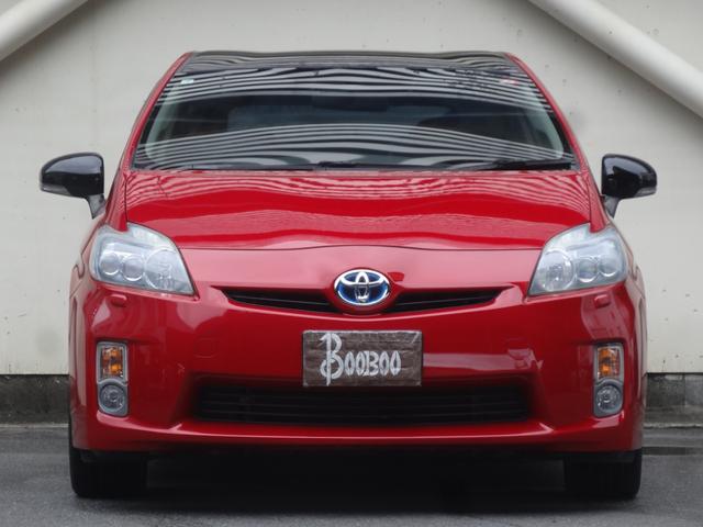 プリウス Sツーリングセレクション プッシュスタート ルーフ・ドアノブ・ミラーブラック塗装 ツーリングAW ETC 純正SDナビ バックカメラ LED Fフォグ ステアリングリモコン CD ワンセグ オートライト オートエアコン(6枚目)