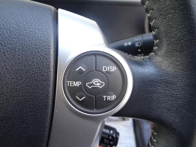 アクア G クルコン スマートキー Pスタート ステリモ 革巻ハンドル 純正SDナビ ETC バックカメラ Bluetooth オートライト オートエアコン ワンセグ CD(13枚目)