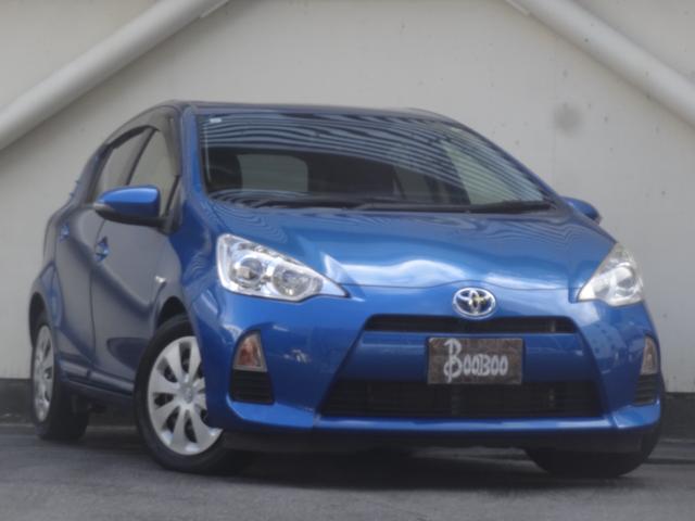 アクア G スマートキー プッシュスタート 革ハンドル ステリモ 純正ナビ Bカメ BT接続 ETC オートライト(4枚目)