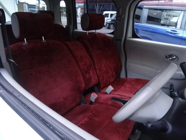 キューブ １５Ｘ　パーティーレッドセレクション　スマートキー　プッシュスタート　純正ＨＤＤナビ　ＥＴＣ　バックカメラ　Ｂｌｕｅｔｏｏｔｈ　ベンチシート　ＣＤ　ＤＶＤ　ＡＵＸ　ミュージックサーバー　レベライザー　ワンセグＴＶ（9枚目）