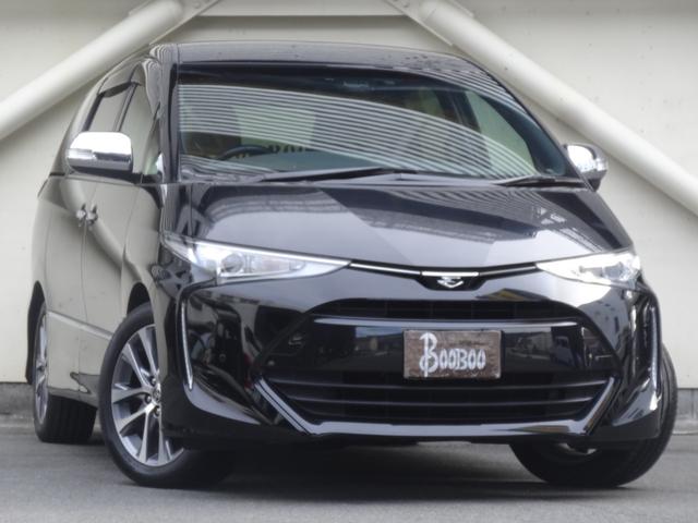 エスティマ アエラス　スマート　両側Ｐスラ　合皮シート　電動リアゲート　２列目オットマン　シートヒーター　ＬＥＤ　ＴＳＳ（衝突軽減．レーンアシスト．Ａハイビーム）クルコン　革巻ハンドル　純正ＡＷ　社外ナビ　フルセグ　Ｂカメ　ＢＴ接続（4枚目）