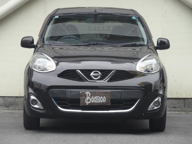 マーチ Ｇ　スマートキー　プッシュスタート　社外ＳＤナビ　フルセグＴＶ　ＥＴＣ　フロントフォグライト　オートライト　オートエアコン（6枚目）