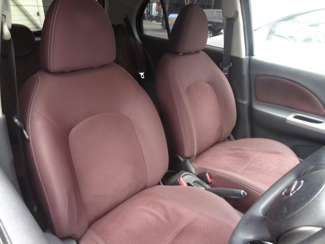 マーチ Ｇ　スマートキー　プッシュスタート　社外ＳＤナビ　フルセグＴＶ　ＥＴＣ　フロントフォグライト　オートライト　オートエアコン（10枚目）