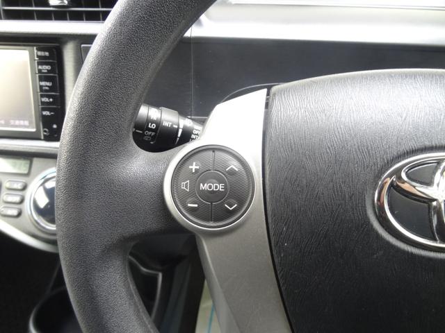 アクア Ｓ　純正ＳＤナビ　Ｂカメ　Ｂｌｕｅｔｏｏｔｈ　ステリモ　ＥＴＣ　キーレスキー　純正セキュリティーアラーム　ワンセグＴＶ（14枚目）