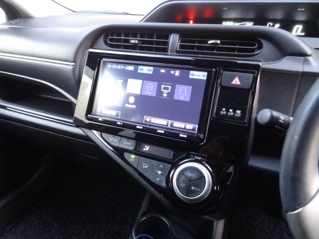 アクア Ｇブラックソフトレザーセレクション　合皮レザー　ＴＳＳ（衝突軽減・レーンアシスト・Ａハイビーム）　シートヒーター　純正９インチナビ　スマートキー　Ｐスタート　Ｆフォグ　エンジンスターター　クルコン　革ハンドル　純正ＡＷ　ＥＴＣ（23枚目）