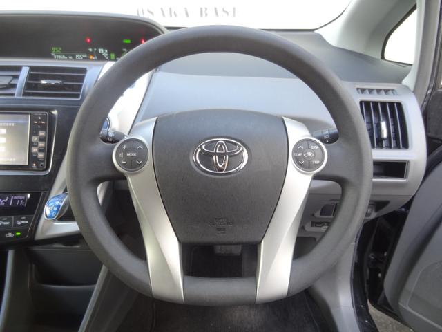 プリウスアルファ Ｓ　スマートキー　Ｐスタート　Ｆフォグ　純正ＡＷ　純正ナビ　Ｂカメ　ステリモ　フルフラット　ワンセグ　ＡＵＸ　ｉストップ　オートライト　オートエアコン　ビルトインＥＴＣ（15枚目）