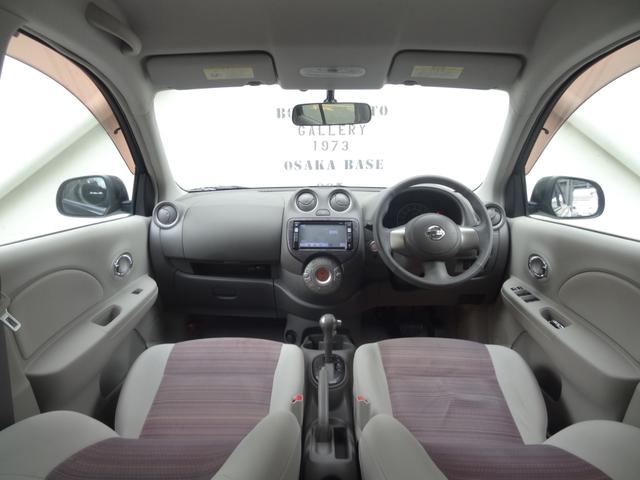 マーチ ボレロ　スマートキー　Ｐスタート　純正ＡＷ　純正ナビ　Ｂｌｕｅｔｏｏｔｈ　バックカメラ　革巻ハンドル　ワンセグＴＶ　ＥＴＣ　ＣＤ　ＤＶＤ　オートエアコン　アイドリングストップ（3枚目）