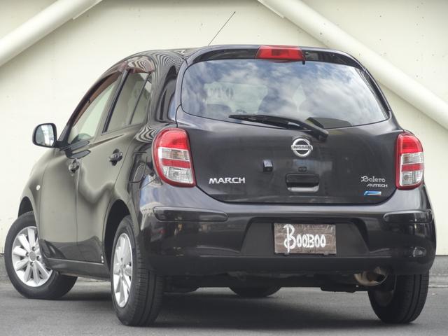 マーチ ボレロ　スマートキー　Ｐスタート　純正ＡＷ　純正ナビ　Ｂｌｕｅｔｏｏｔｈ　バックカメラ　革巻ハンドル　ワンセグＴＶ　ＥＴＣ　ＣＤ　ＤＶＤ　オートエアコン　アイドリングストップ（5枚目）