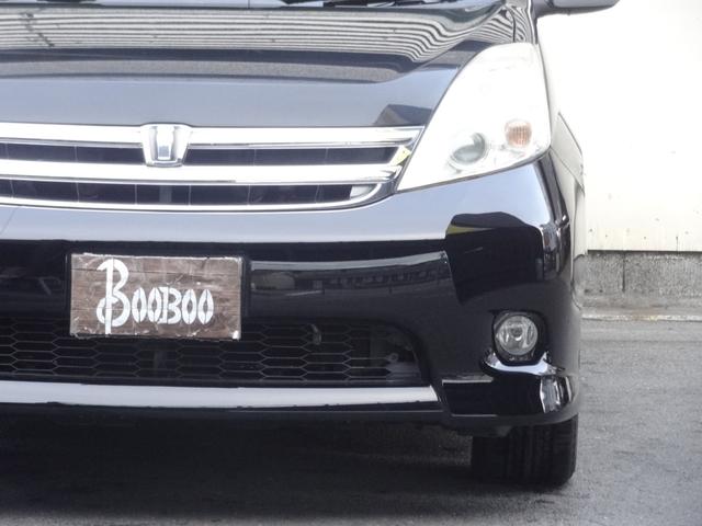 アイシス プラタナブラックリミテッド 両側パワースライドドア スマートキー プッシュスタート パドルシフト HID オートライト フロントフォグ オートエアコン ステリモ 革巻ハンドル ビルトインETC 純正AW(7枚目)