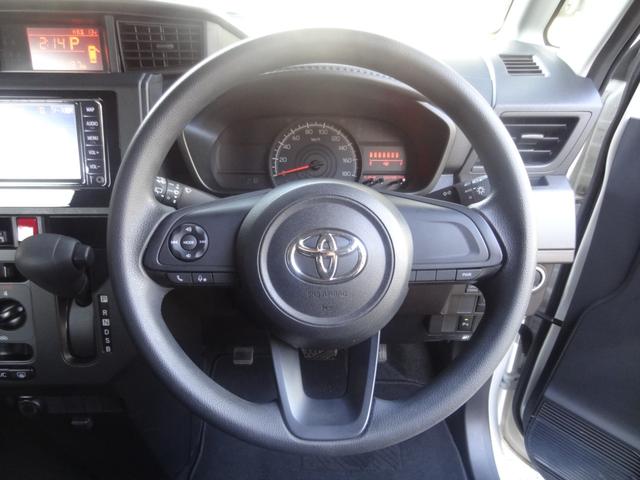 ルーミー X スマートアシスト 左側パワースライドドア 衝突軽減ブレーキ 障害物センサー プッシュスタート ステアリングリモコン 純正SDナビ バックカメラ Bluetooth ETC アイドリングストップ(13枚目)