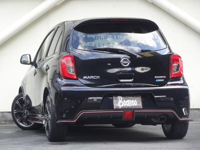 マーチ ニスモ　ニスモ純正フルエアロ　純正１６インチＡＷ　スマートキー　Ｐスタート　純正ナビ　ＢＴ接続　フルセグ　Ｂカメ　Ｒフォグ　革巻ハンドル　オートライト　オートエアコン（5枚目）