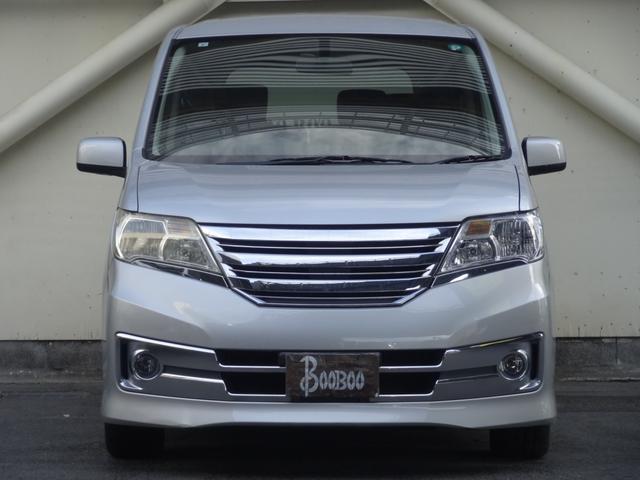 セレナ ライダー Jパッケージ 左側電動スライドドア クルコン スマートキー プッシュスタート 純正ナビ バックカメラ フルセグ フロントフォグ 革巻きハンドル 純正16インチAW(6枚目)