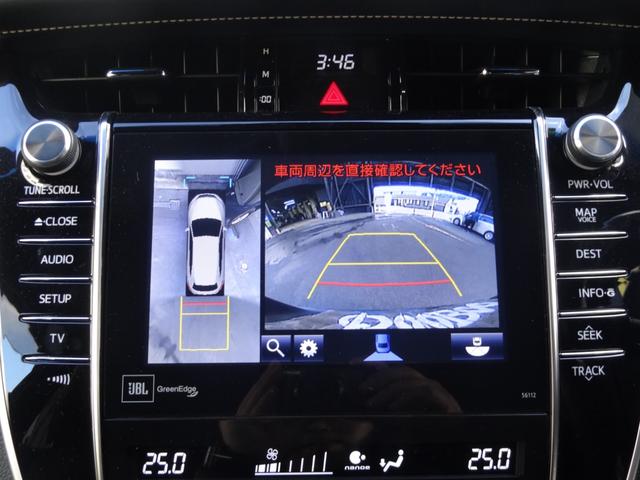 ハリアー プレミアム　アドバンスドパッケージ　大型サンルーフ　ハーフレザーシート　レーダークルコン　プリクラッシュセーフティ　レーンディパーチャーアラート　パワーリアゲート　３６０度カメラ　ＪＢＬサウンドシステム　純正マルチナビ　ＭＴモード（16枚目）