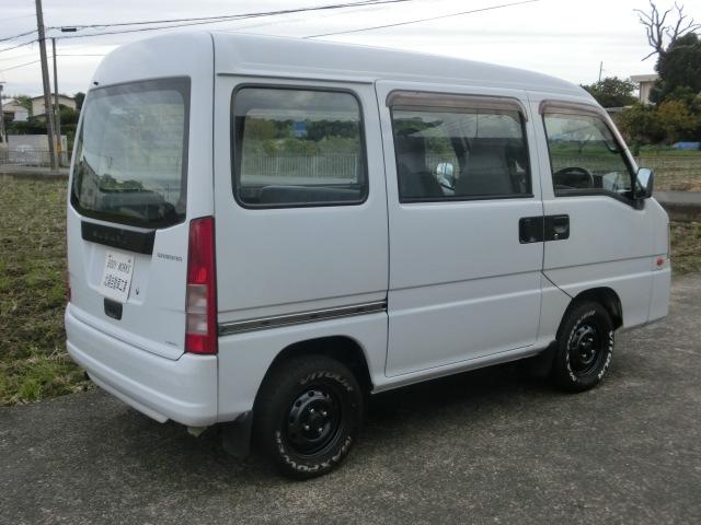 サンバーバン VB 5速マニュアル エアコン パワステ エアバック 走行8.3万キロ 最終型 ホワイトレタータイヤ(9枚目)