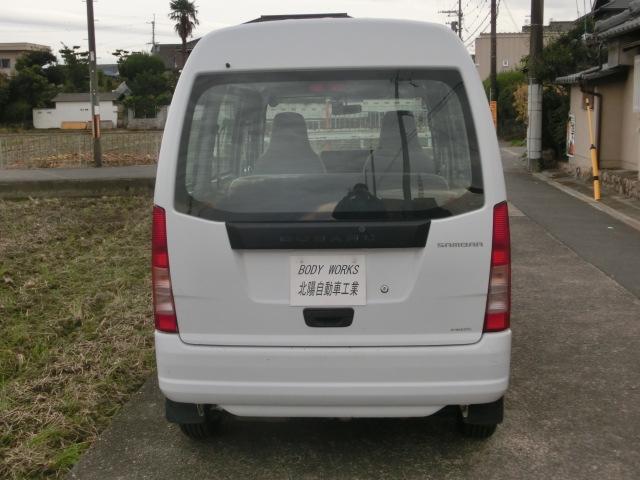 サンバーバン VB 5速マニュアル エアコン パワステ エアバック 走行8.3万キロ 最終型 ホワイトレタータイヤ(12枚目)