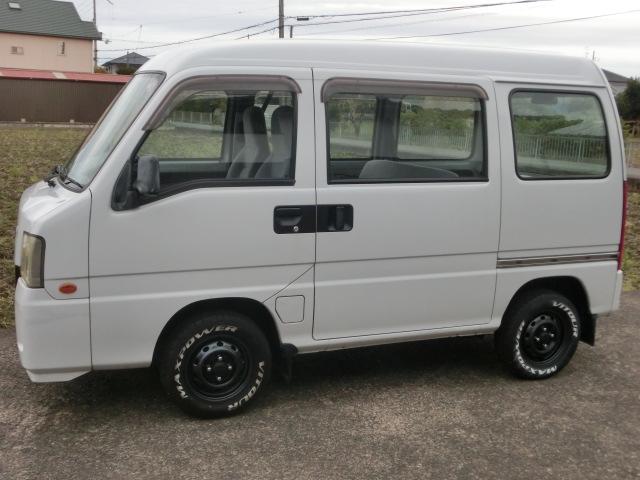 サンバーバン VB 5速マニュアル エアコン パワステ エアバック 走行8.3万キロ 最終型 ホワイトレタータイヤ(17枚目)