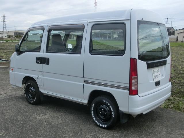 サンバーバン VB 5速マニュアル エアコン パワステ エアバック 走行8.3万キロ 最終型 ホワイトレタータイヤ(21枚目)