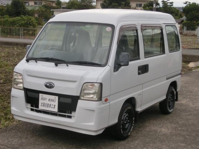 サンバーバン VB 5速マニュアル エアコン パワステ エアバック 走行8.3万キロ 最終型 ホワイトレタータイヤ(66枚目)